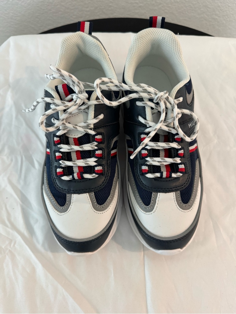 Tommy Hilfiger Women’s Navy White Athletic Sneakers